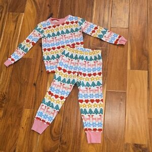 Boden Holiday Pajama Set Size 6